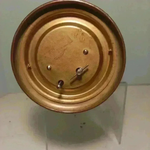 Vintage Musical Lighthouse Decanter/Bottle. Emerald Green and Brass - Picture 5 of 6